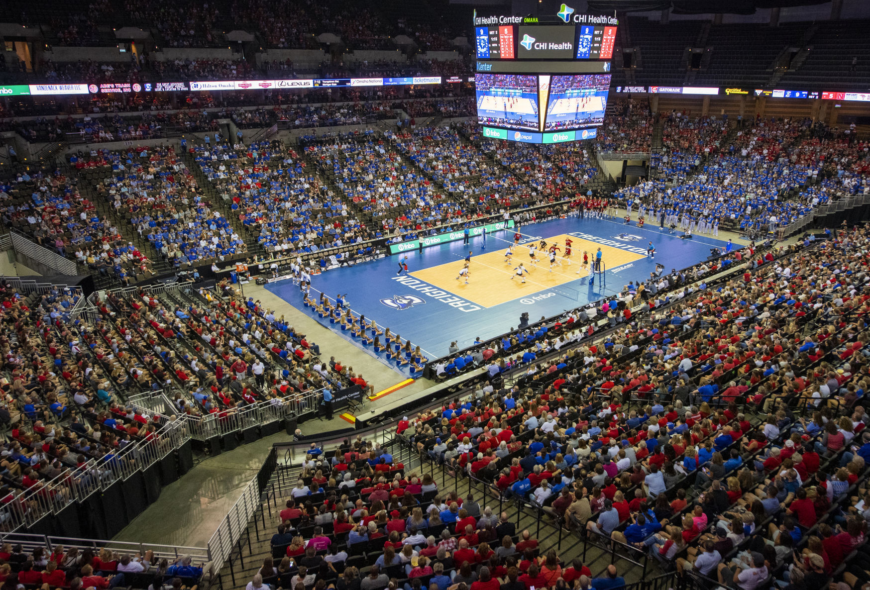Nebraska vs. Creighton, 9.8